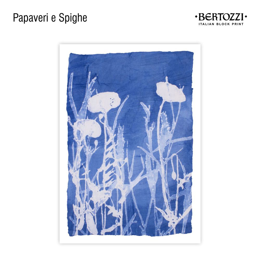 Table linen - BLUE PRINT COLLECTION - Vademecum - BERTOZZI