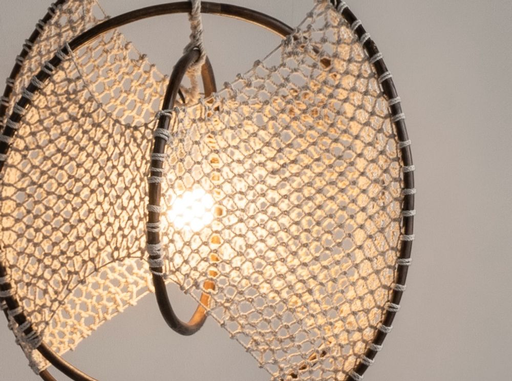 Design objects - HACIENDA CRAFTS Layag Hanging Lamp - DESIGN PHILIPPINES HOME