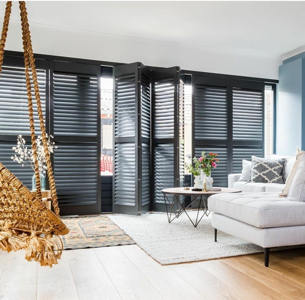 Windows - JASNO SHUTTERS - Interior shutter with adjustable blinds for the living room - JASNO