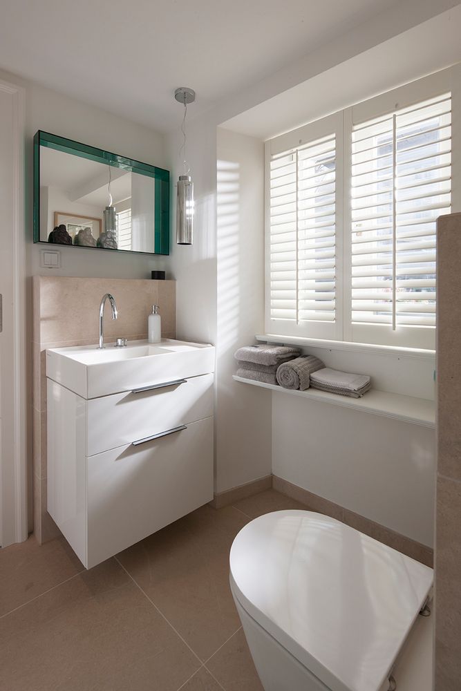 Meubles pour salle de bain - JASNO SHUTTERS - volet intérieur à persiennes orientables pour la salle de bain - JASNO
