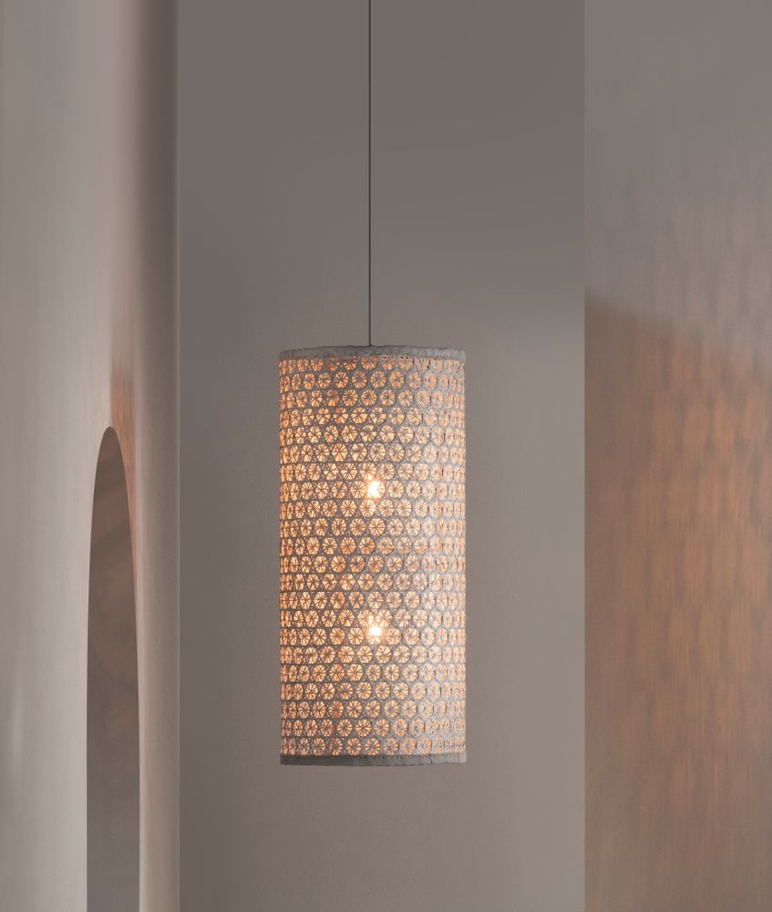 Design objects - HACIENDA CRAFTS Hazel Tube Hanging Lamp - DESIGN PHILIPPINES HOME
