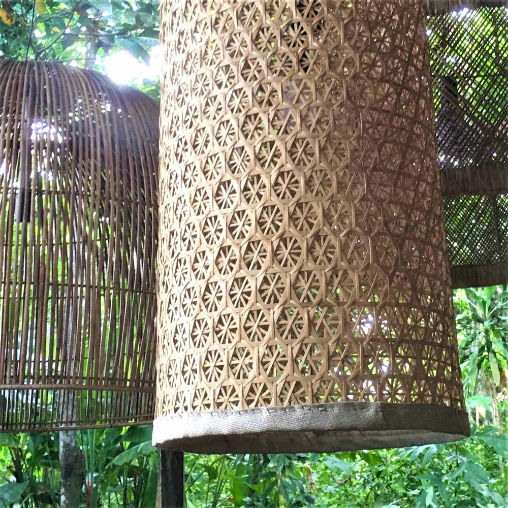 Design objects - HACIENDA CRAFTS Hazel Tube Hanging Lamp - DESIGN PHILIPPINES HOME