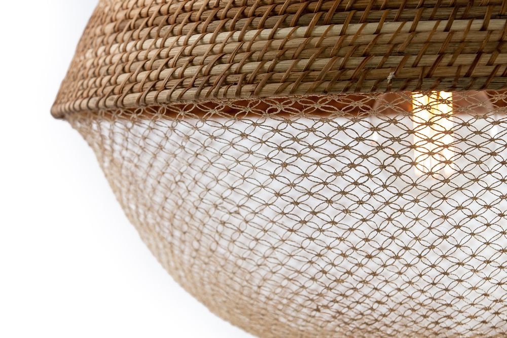 Design objects - HACIENDA CRAFTS Macrame Hanging Lamp - DESIGN PHILIPPINES HOME