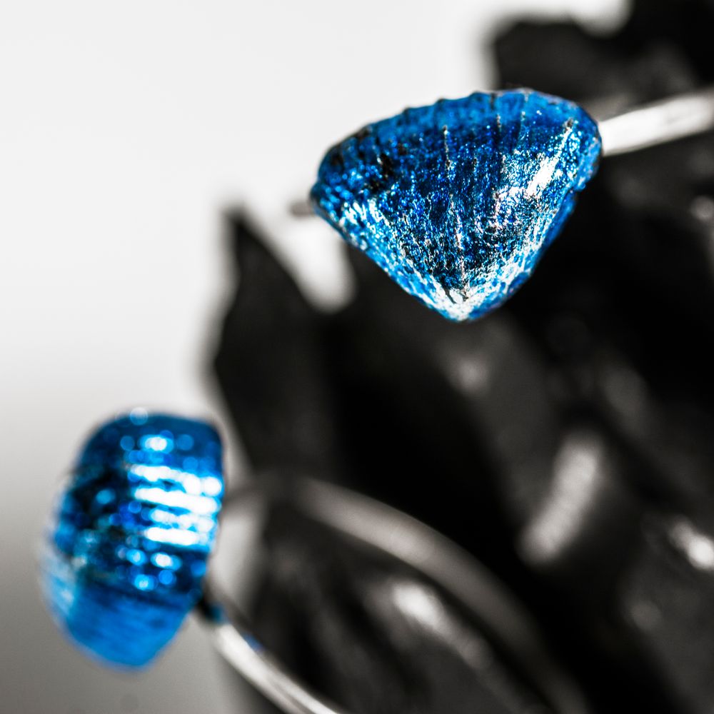 Bijoux - Bague BLUE-MINI/KIN-HIRA/KAKU/DAI/FUJI - CHARCOAL ESKIMEÏT