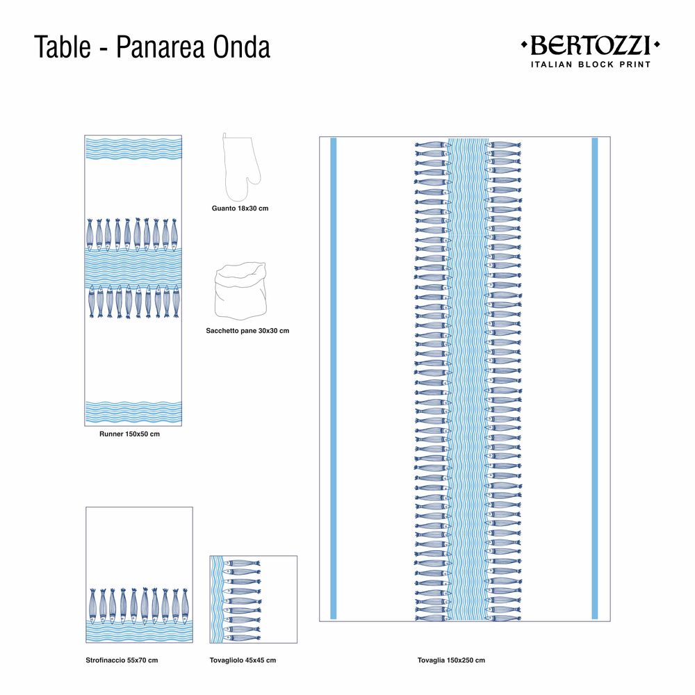 Table linen - PANAREA - BERTOZZI
