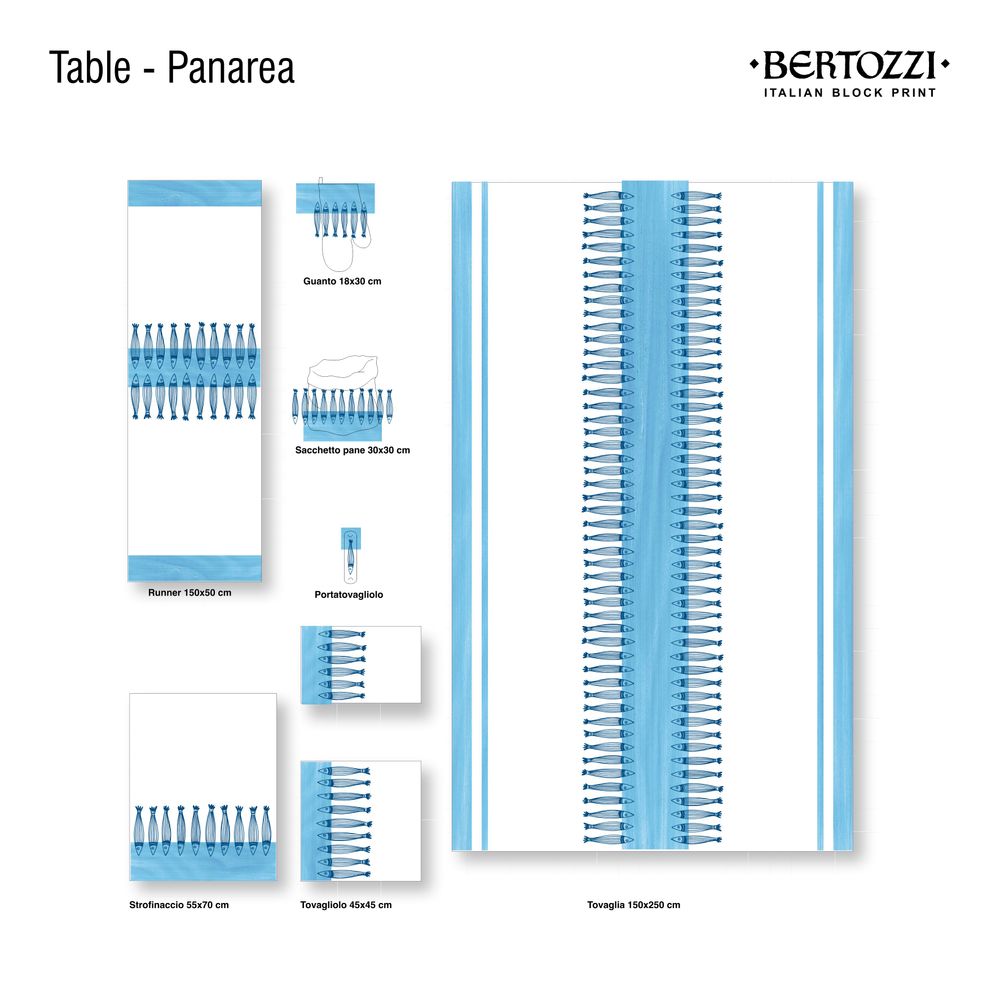Table linen - PANAREA - BERTOZZI