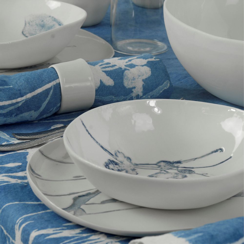 Platter and bowls - POPPIES - BERTOZZI