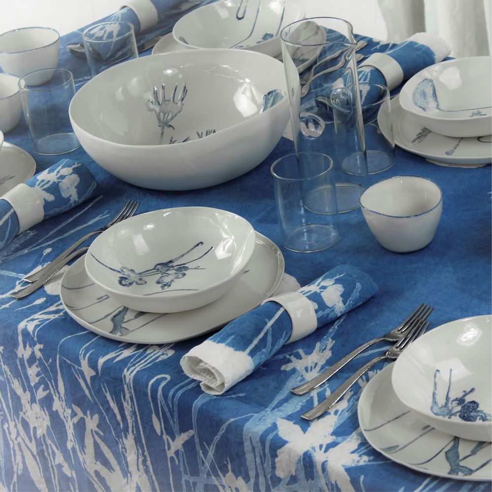 Platter and bowls - POPPIES - BERTOZZI