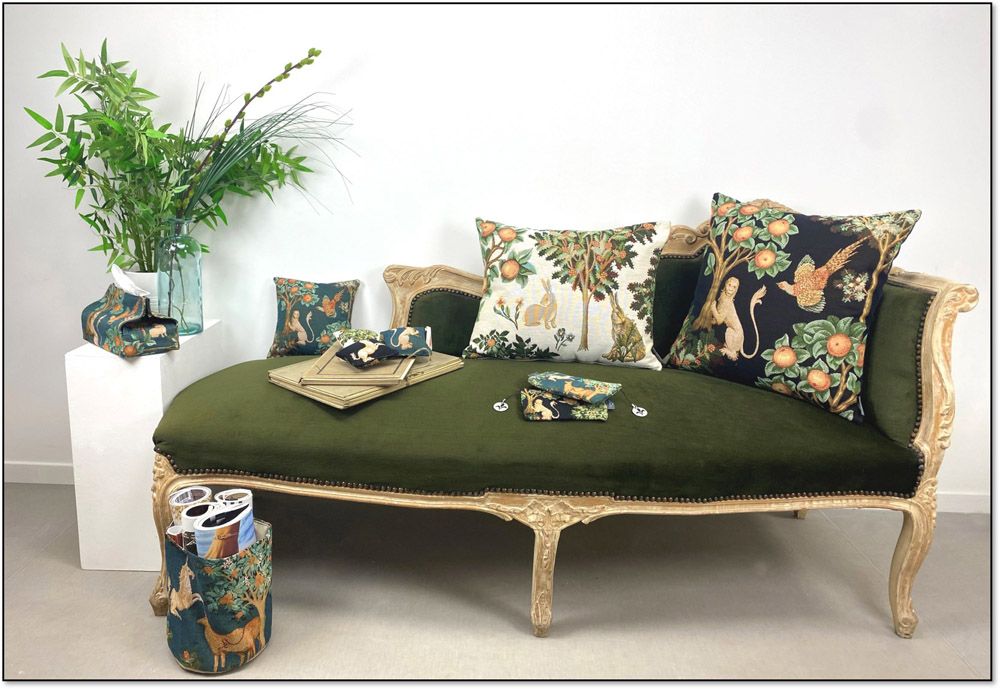 Coussins textile - La forêt fantastique. - ART DE LYS