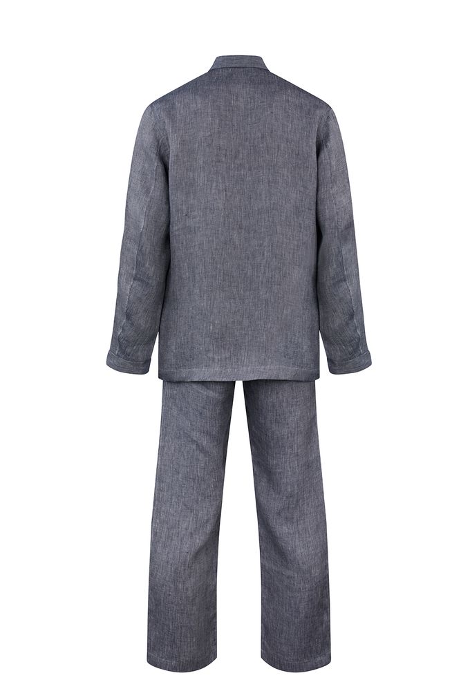 Vêtements de nuit - Pyjama homme bleu - 100% Bio - MYDO.WORLD