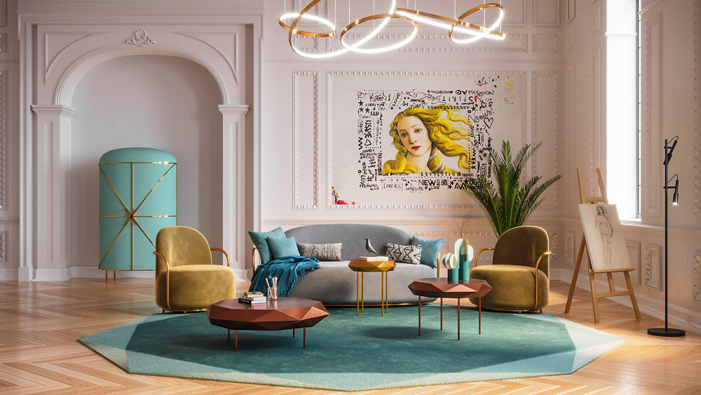 Sofas - Orion Three Seater Sofa  - SCARLET SPLENDOUR