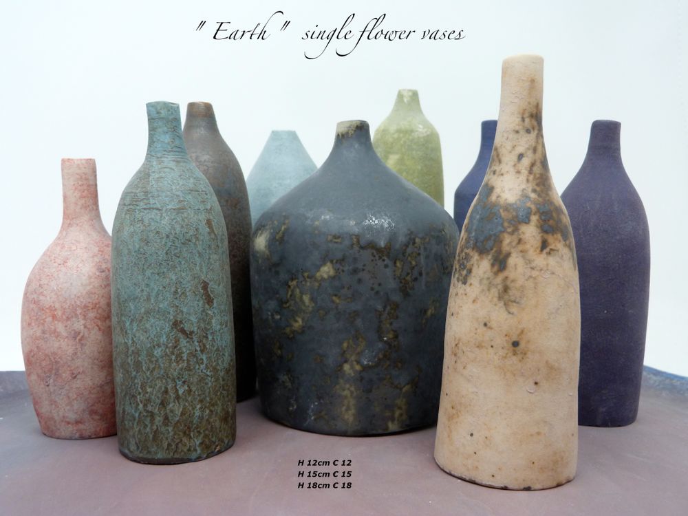 Vases - hand made italian porcelain contemporary style graphic vases - POTOMAK STUDIO