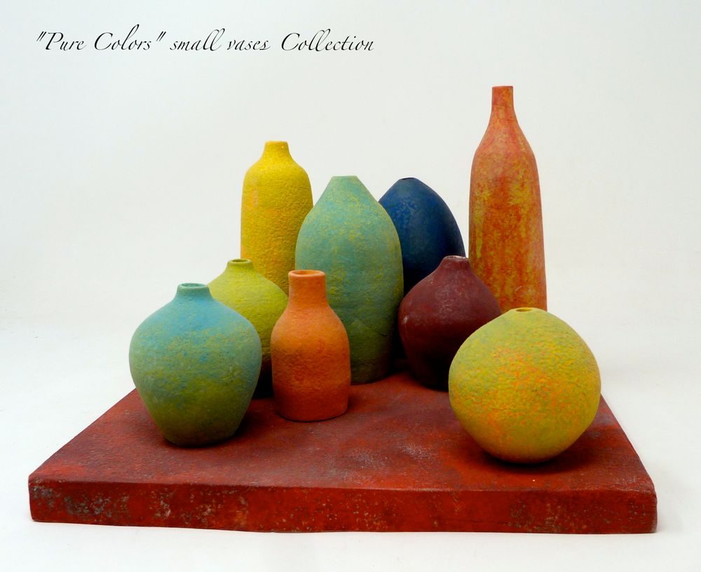 Vases - hand made italian porcelain contemporary style graphic vases - POTOMAK STUDIO