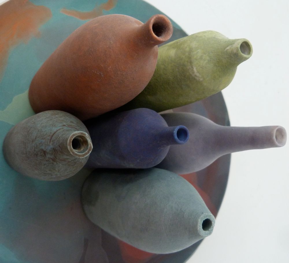 Vases - hand made italian porcelain contemporary style graphic vases - POTOMAK STUDIO