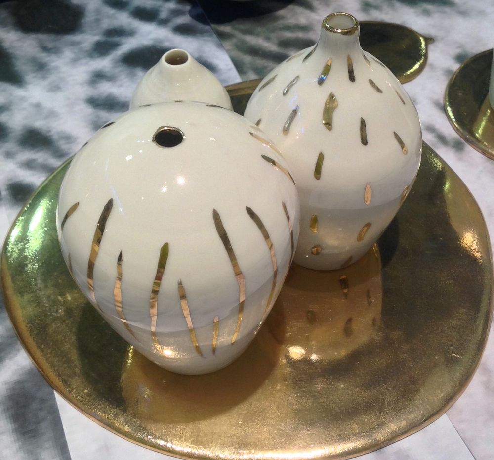 Vases - hand made italian porcelain contemporary style graphic vases - POTOMAK STUDIO