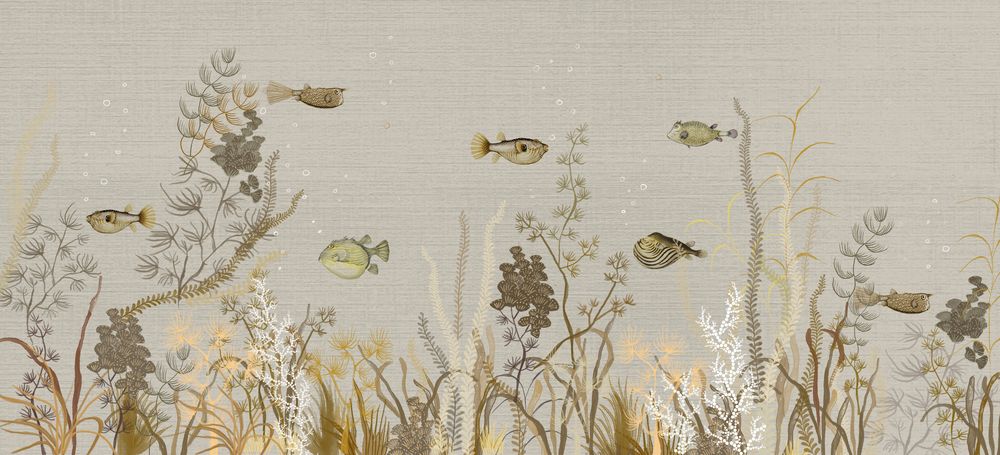 Autres décorations murales - Fond d'écran Bijoux sous-marins - LALA CURIO LIMITED