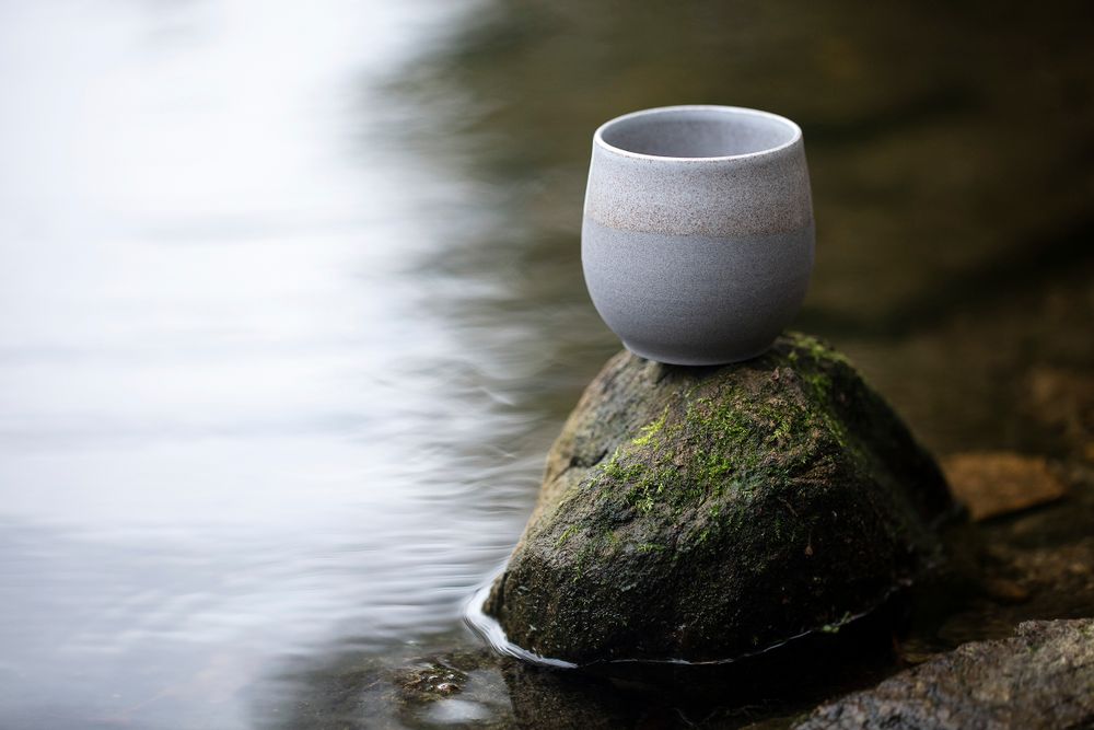 Mugs - Espresso recycled ceramic Cup - 8 cl / 2 3/4 oz - REVOL
