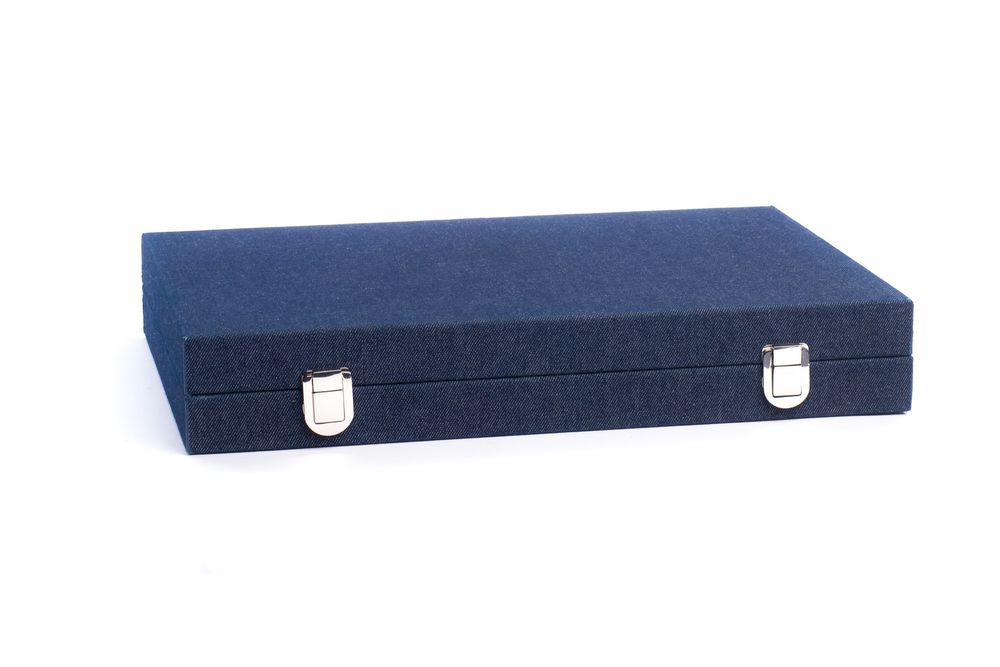 Leather goods - Backgammon large I Denim Canvas - HECTOR SAXE PARIS DEPUIS 1978