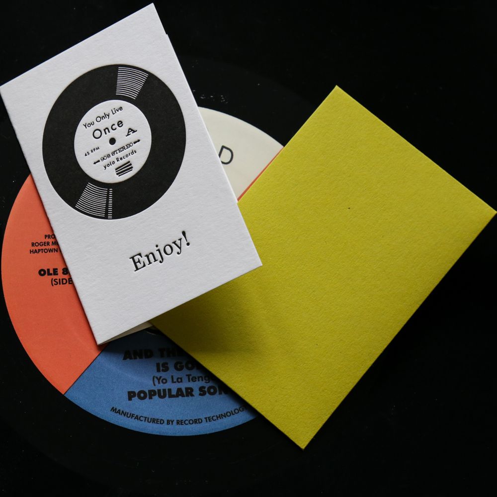 Card shop - Mini Double Cards for Small Intentions with Letterpress Envelope - PAPPUS ÉDITIONS