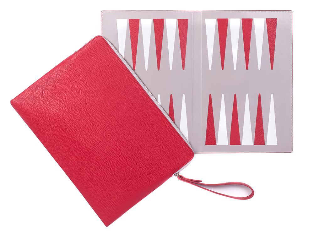 Petite maroquinerie - Backgammon Pochette I Cuir façon Buffle - HECTOR SAXE PARIS DEPUIS 1978