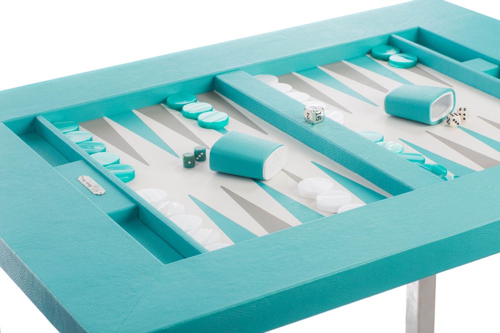 Decorative objects - Backgammon table I Buffalo leather - HECTOR SAXE PARIS DEPUIS 1978