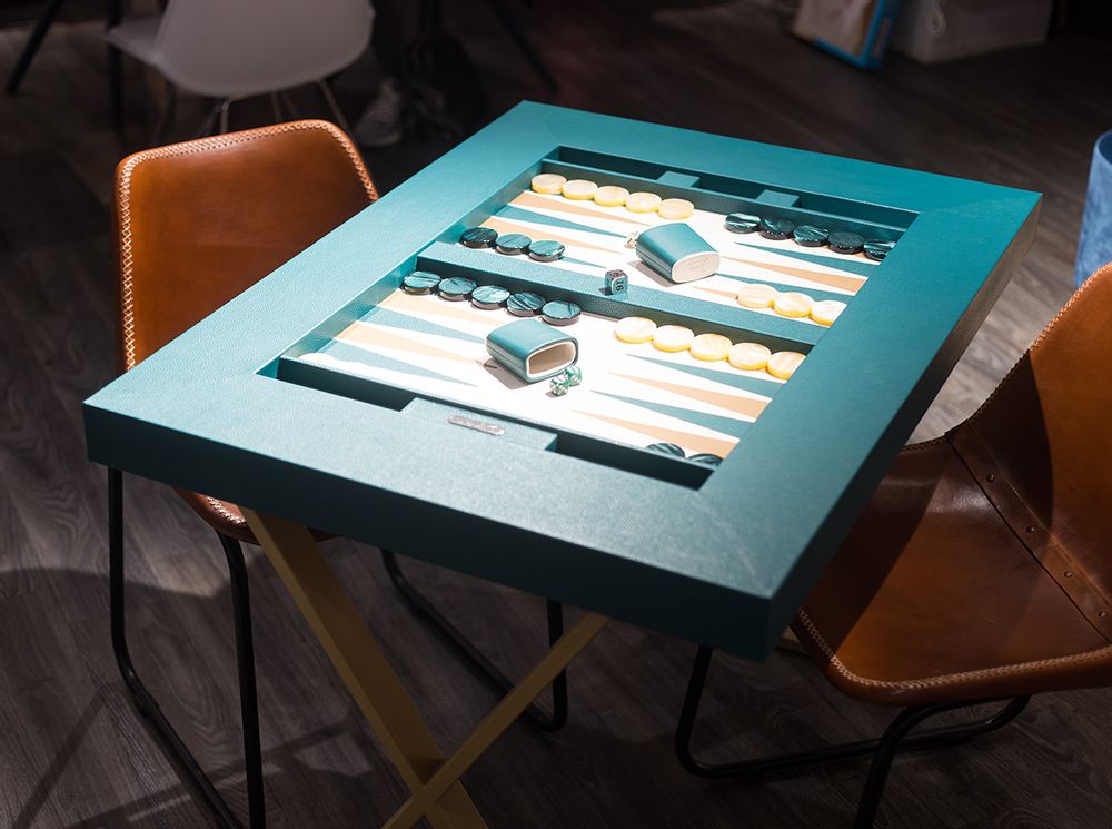 Decorative objects - Backgammon table I Buffalo leather - HECTOR SAXE PARIS DEPUIS 1978