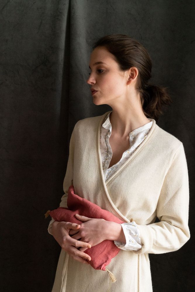 Homewear - Peignoir « Clémence » - LALIDE A PARIS