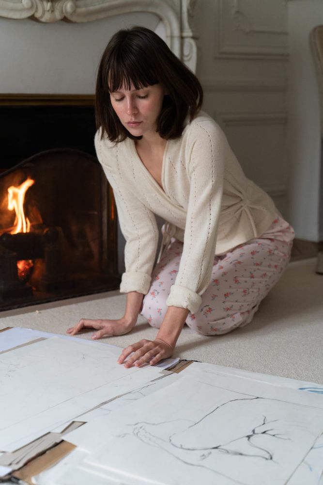 Homewear - Alpaca Warmer “Victoria” - LALIDE A PARIS