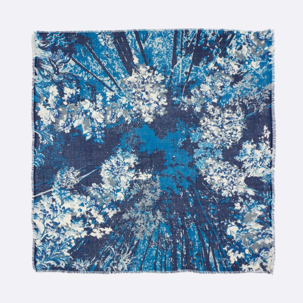 Foulards et écharpes - FOULARD CARRE CIRCE LAINE/SOIE - PETRUSSE PARIS