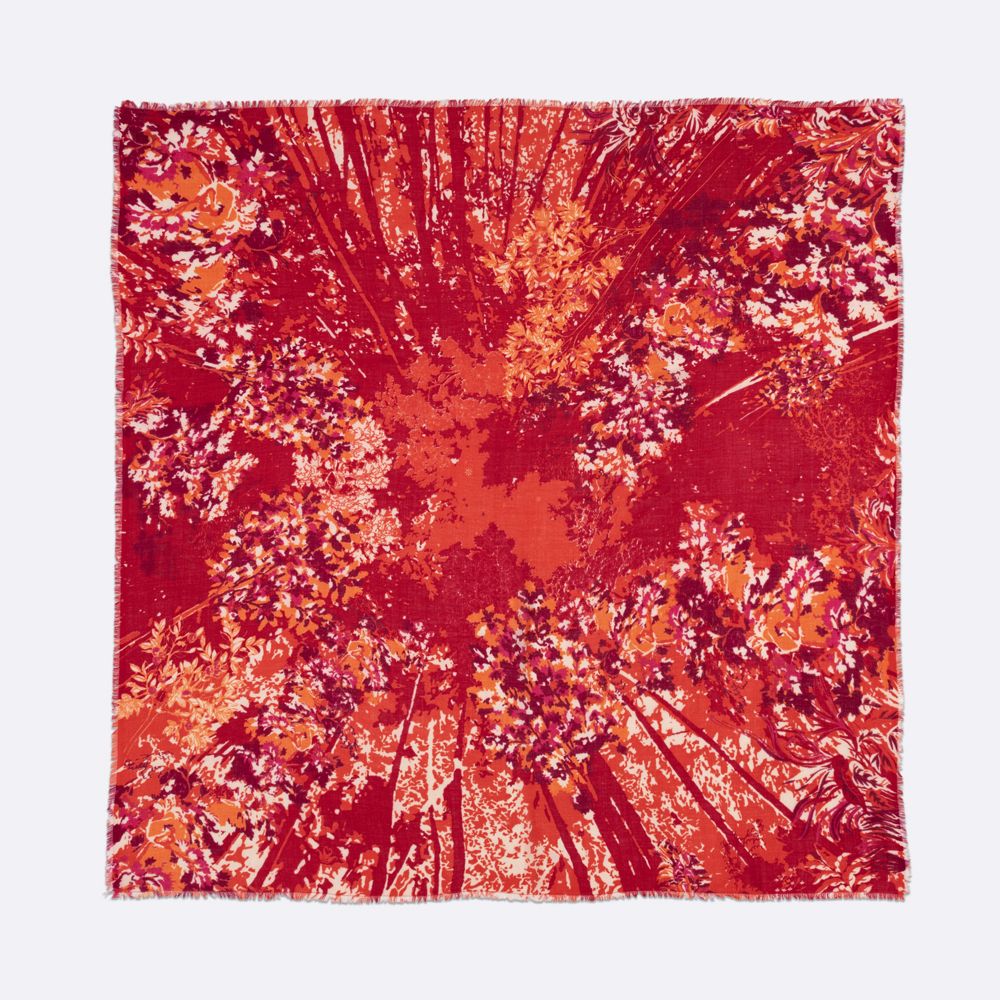 Foulards et écharpes - FOULARD CARRE CIRCE LAINE/SOIE - PETRUSSE PARIS