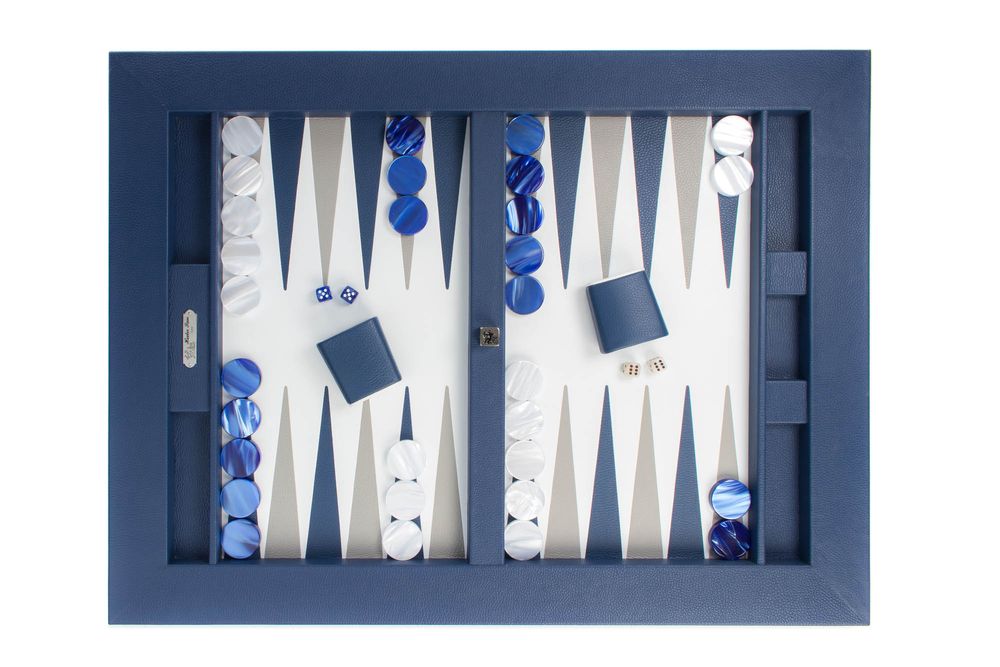 Decorative objects - Backgammon Tabletop competition I Buffalo, Alligator effect, Shagreen effect Leather - HECTOR SAXE PARIS DEPUIS 1978