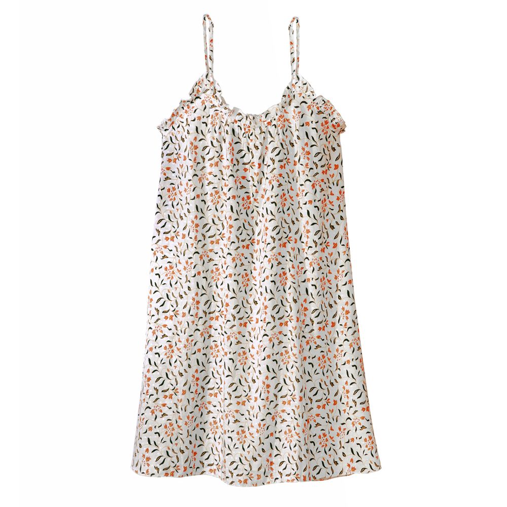 Homewear - Hortense nightie milk fiber - GERMAINE DES PRES