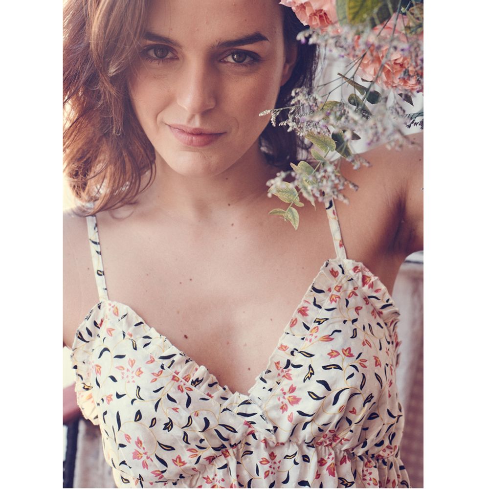 Homewear - Nuisette Daisy fibre de lait - GERMAINE DES PRES