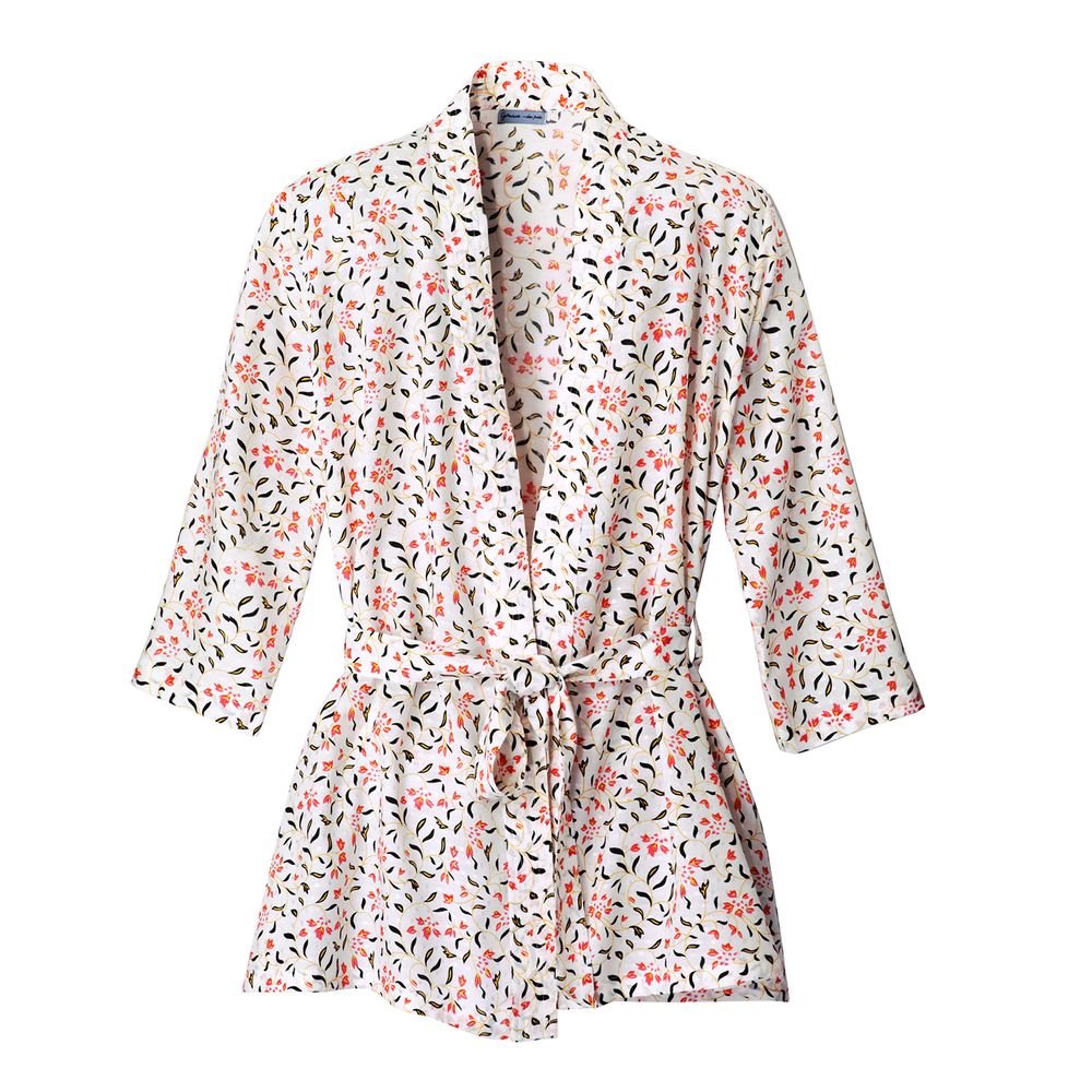 Homewear - Juliette Kimono in milk fibers - GERMAINE DES PRES