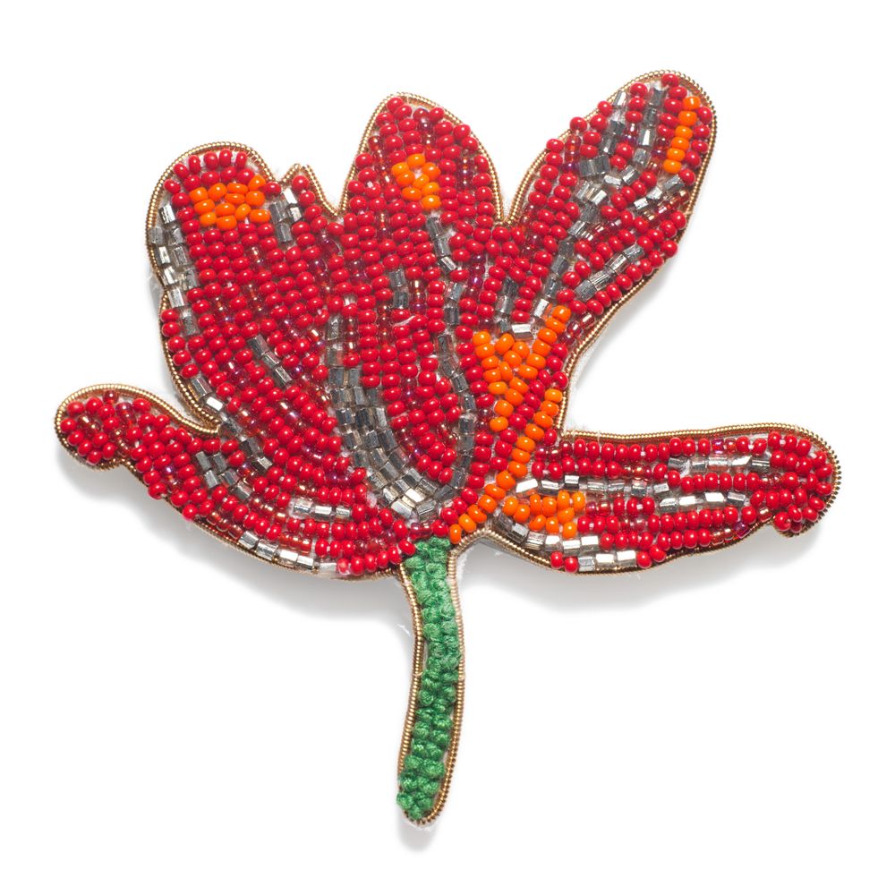 Cadeaux - Broche tulipe brodée à la main - HELLEN VAN BERKEL HEARTMADE PRINTS
