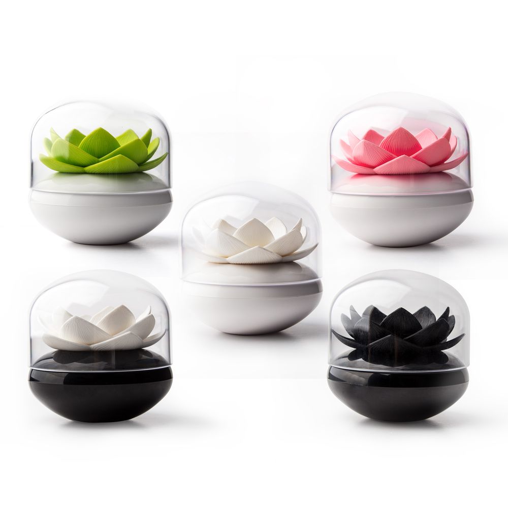 Childcare accessories - LOTUS COTTON BUD HOLDER : Bathroom Collection : Eco-Friendly Material - QUALY DESIGN OFFICIAL