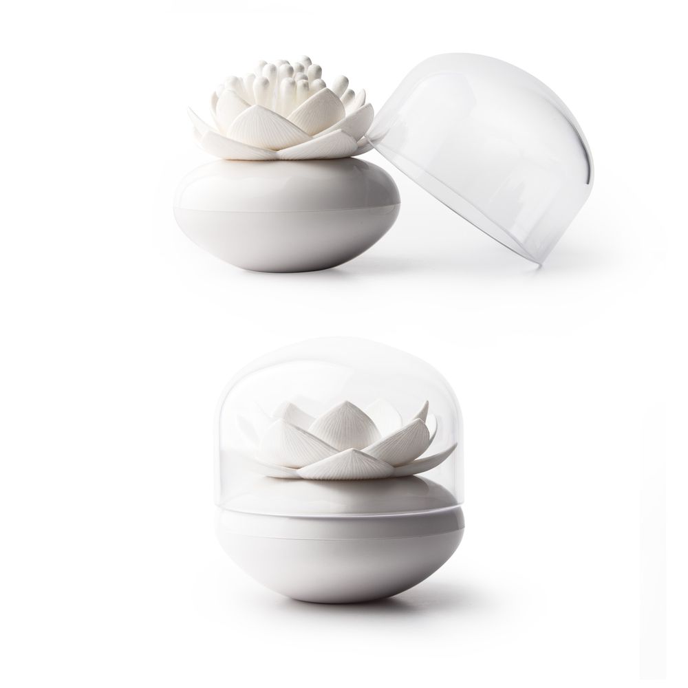 Childcare accessories - LOTUS COTTON BUD HOLDER : Bathroom Collection : Eco-Friendly Material - QUALY DESIGN OFFICIAL