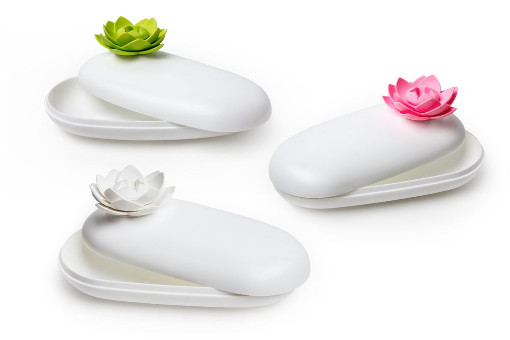 Childcare accessories - LOTUS COTTON BUD HOLDER : Bathroom Collection : Eco-Friendly Material - QUALY DESIGN OFFICIAL
