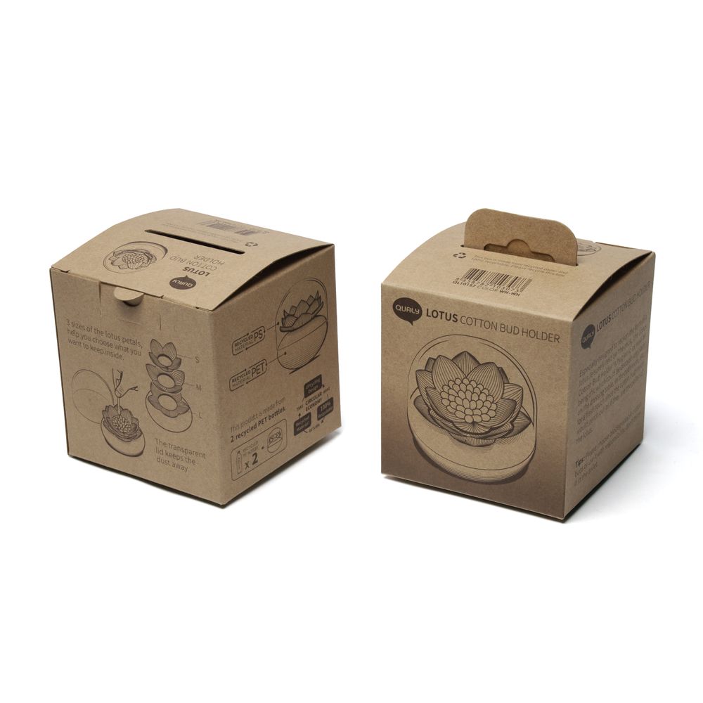 Childcare accessories - LOTUS COTTON BUD HOLDER : Bathroom Collection : Eco-Friendly Material - QUALY DESIGN OFFICIAL
