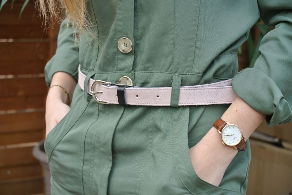 Petite maroquinerie - Ceinture en cuir pailleté - LA CARTABLIÈRE