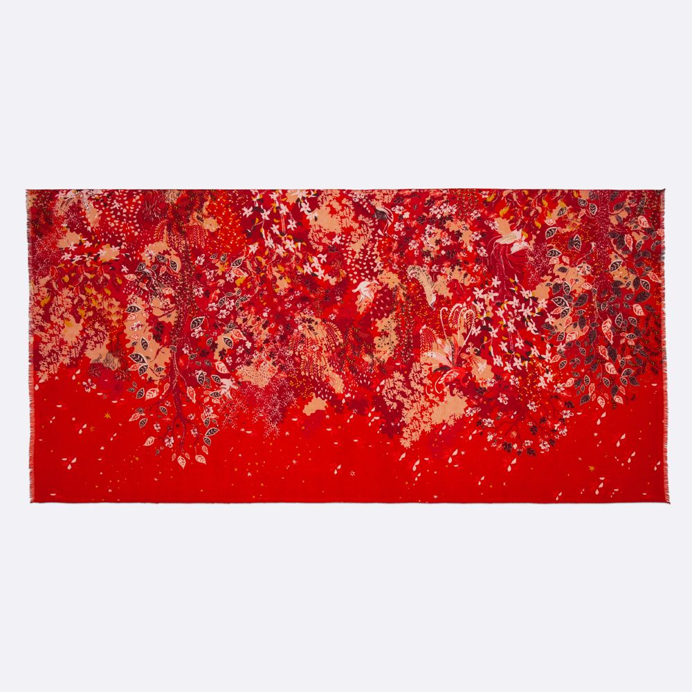 Scarves - SCARF PHOENIX WOOL - PETRUSSE PARIS