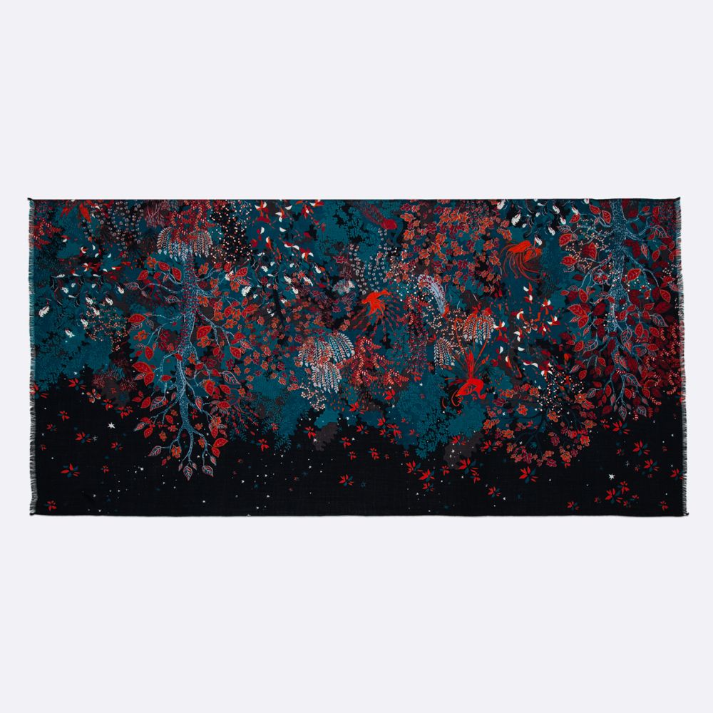 Scarves - SCARF PHOENIX WOOL - PETRUSSE PARIS