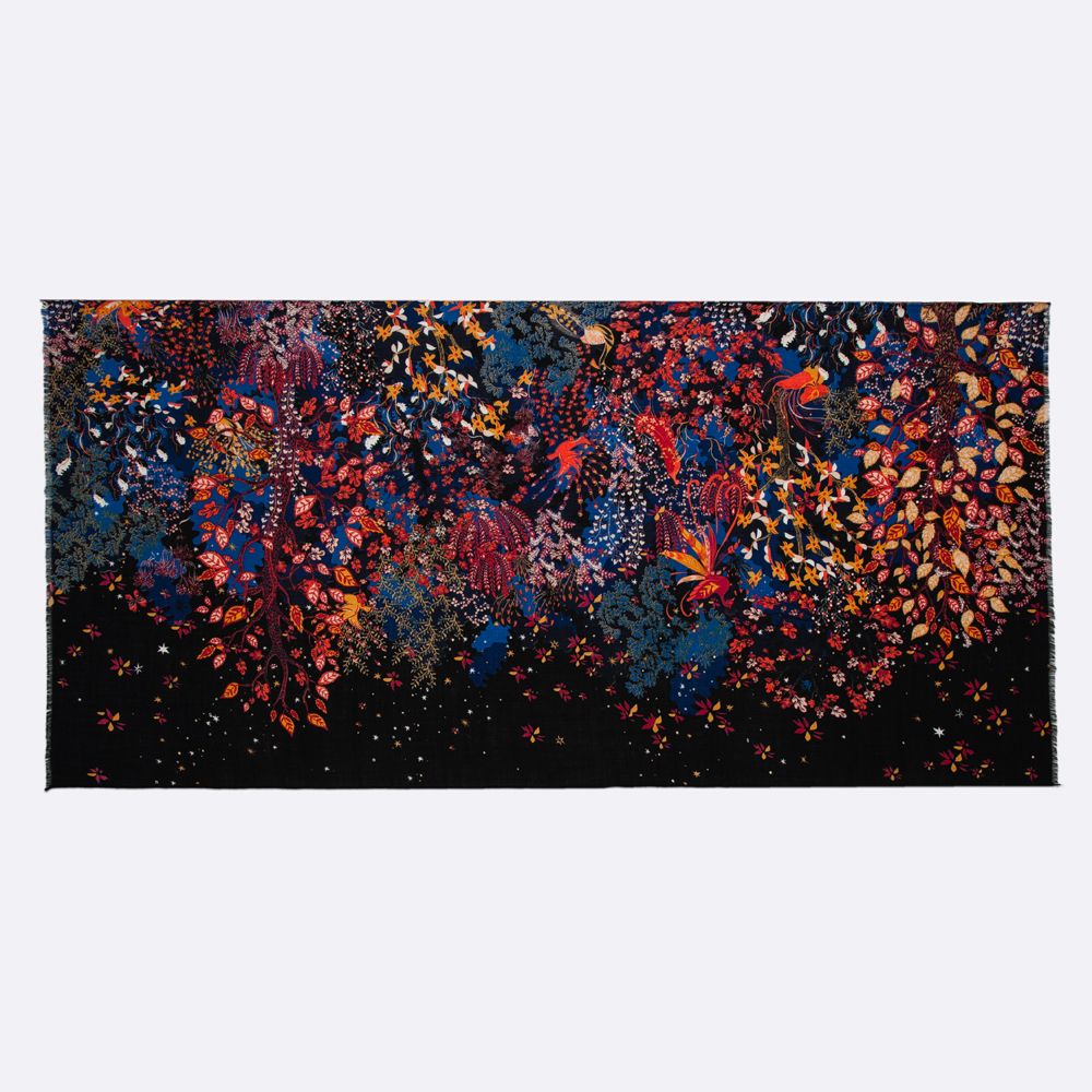 Scarves - SCARF PHOENIX WOOL - PETRUSSE PARIS