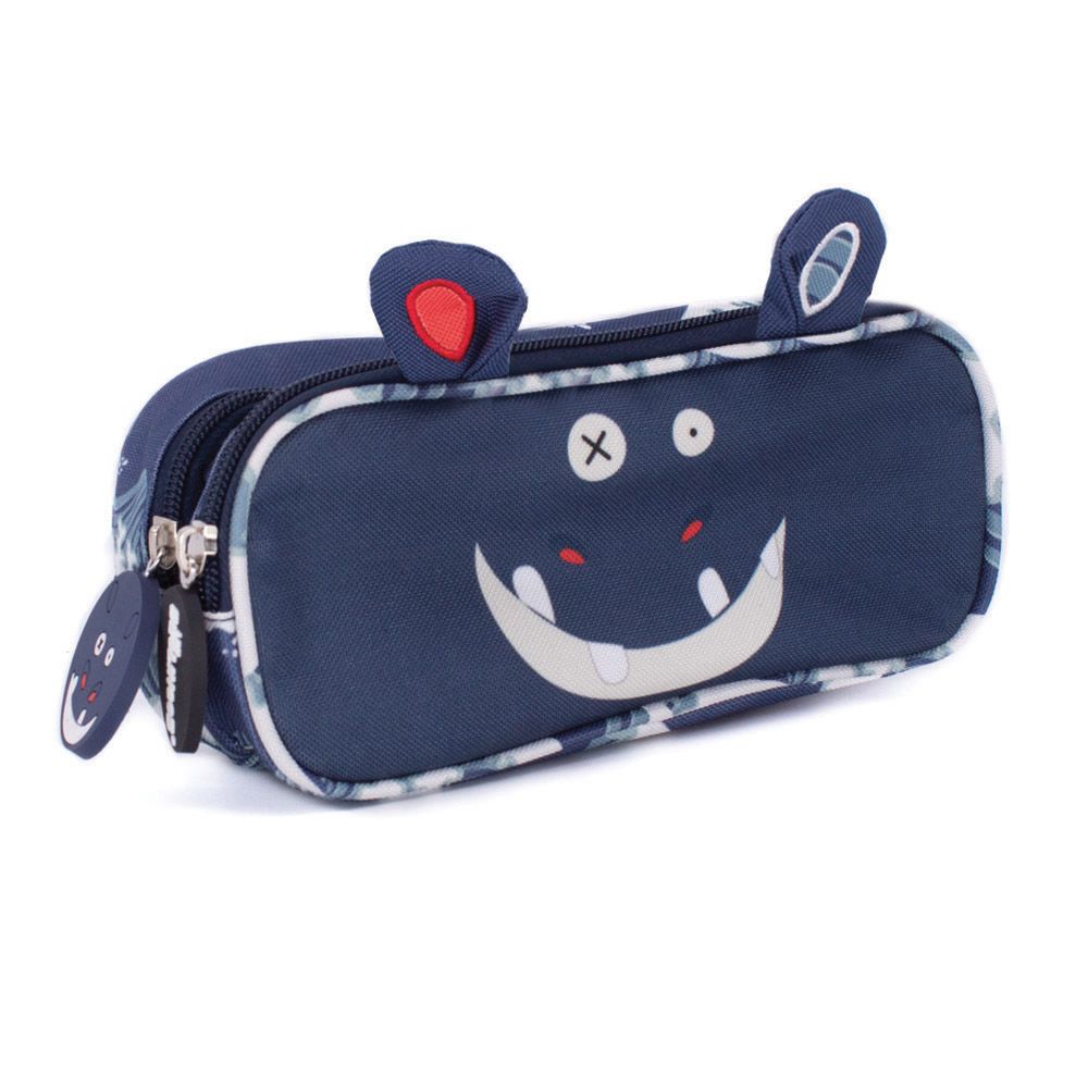 Sacs et cartables - TROUSSE SCOLAIRE DOUBLE COMPARTIMENT POMELOS L'AUTRUCHE - DEGLINGOS