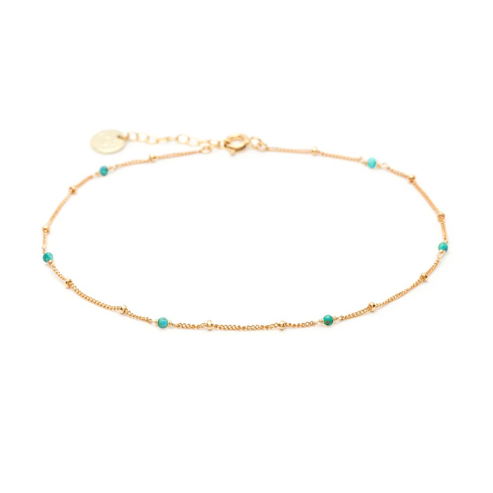 Jewelry - Satellite Stones Anklet Chain - YAY PARIS