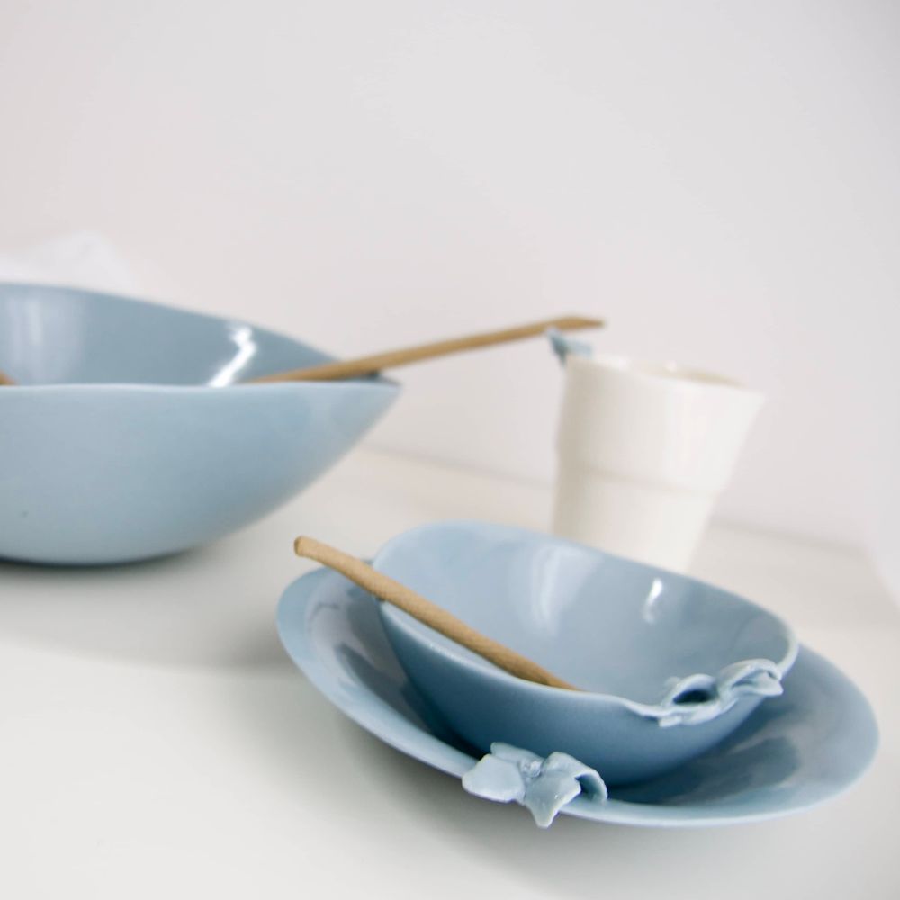 Accessoires thé et café - TASSES ET SOUCOUPE BLUE_CUP A L'ENSEMBLE 2 personnes - MAISON GALA