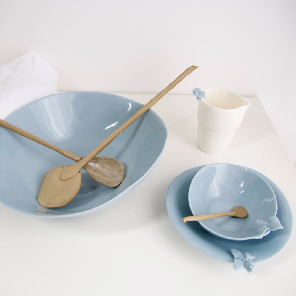 Accessoires thé et café - TASSES ET SOUCOUPE BLUE_CUP A L'ENSEMBLE 2 personnes - MAISON GALA