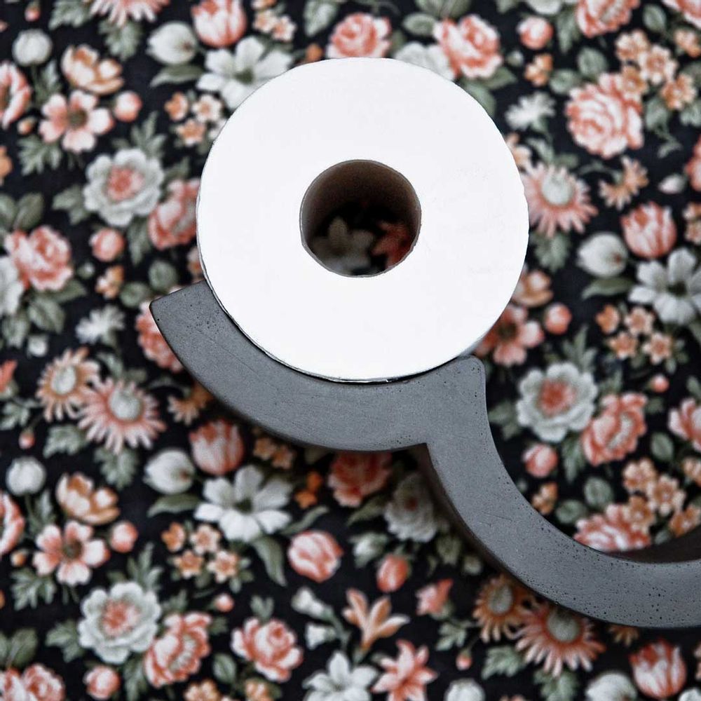 Design objects - cloud - Concrete Toilet Paper Holder - LYON BÉTON