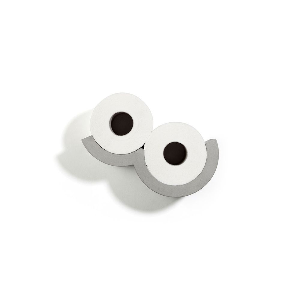 Design objects - cloud - Concrete Toilet Paper Holder - LYON BÉTON