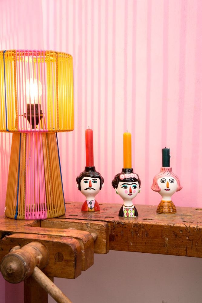 Objets de décoration - Bougeoir Carlos, Conchita & Marisol - KITSCH KITCHEN